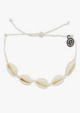 Load image into Gallery viewer, cowries shell string bracelet
