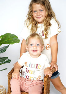 kids tee - little but fierce