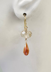 crystal drop earring