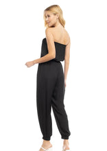 Load image into Gallery viewer, strapless silky jumpsuit
