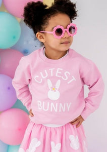 girls cutest bunny sweatshirt