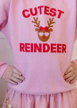 Load image into Gallery viewer, girls reindeer sweatshirt
