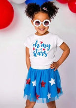 Load image into Gallery viewer, girls patriotic star tutu
