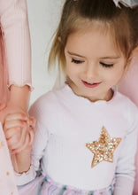 Load image into Gallery viewer, girls multi star long sleeve tutu dress
