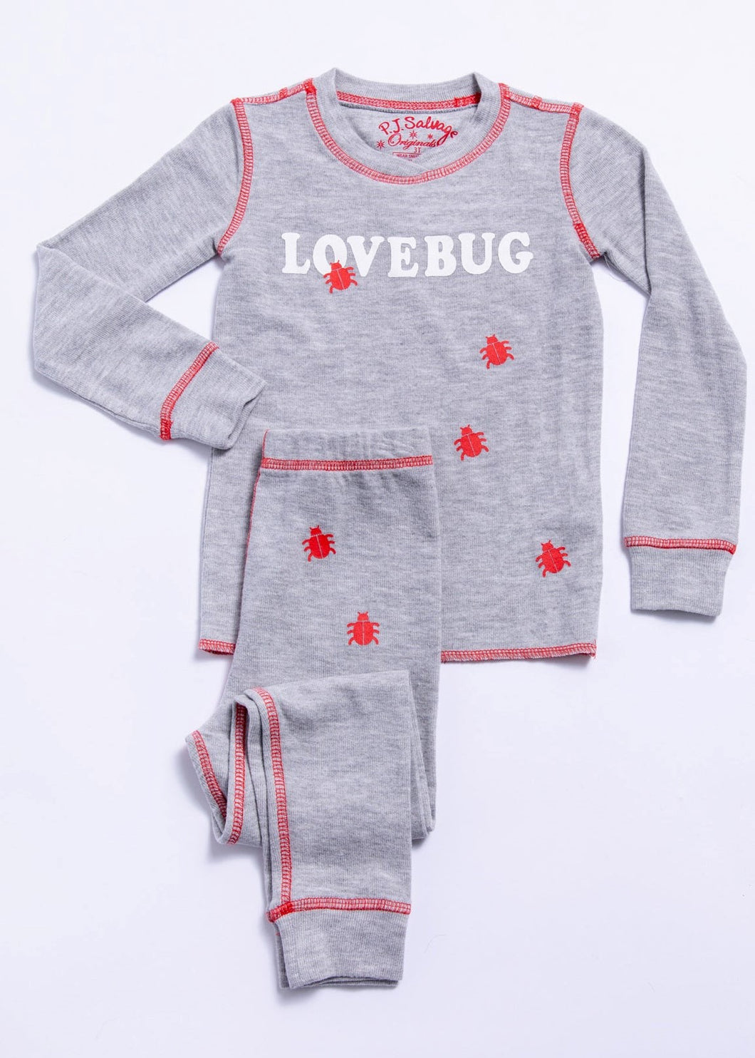 toddlers love bug pj set