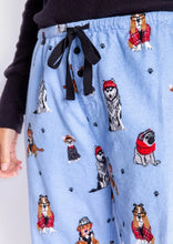Load image into Gallery viewer, dogs print flannel pant
