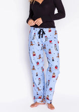 Load image into Gallery viewer, women dogs print flannel pant
