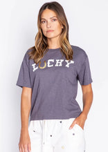 Load image into Gallery viewer, lucky in love short sleeve tee
