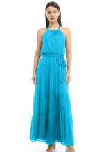 Load image into Gallery viewer, women halter tiered maxi dress
