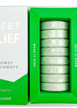 Load image into Gallery viewer, 8 shower steamers - sweet relief
