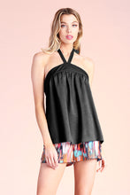 Load image into Gallery viewer, satin crepe halter top
