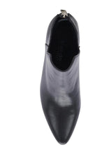 Load image into Gallery viewer, leather block heel v bootie waterproof
