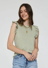 Load image into Gallery viewer, flutter sleeve jersey tank
