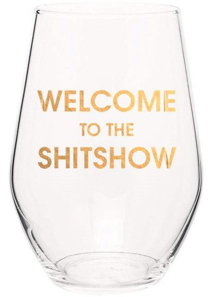 wine glass - welcome