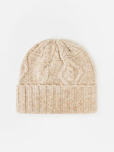 Load image into Gallery viewer, cable knit heathered beanie
