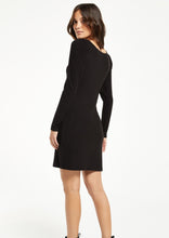 Load image into Gallery viewer, knit square neck long sleeve dress
