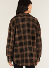 Load image into Gallery viewer, flannel tucker khaki shacket
