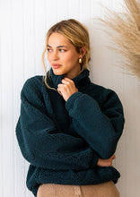 Load image into Gallery viewer, sherpa 1/2 zip pullover
