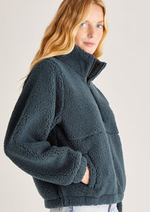 sherpa 1/2 zip pullover
