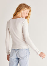 Load image into Gallery viewer, long sleeve rib brushed tee
