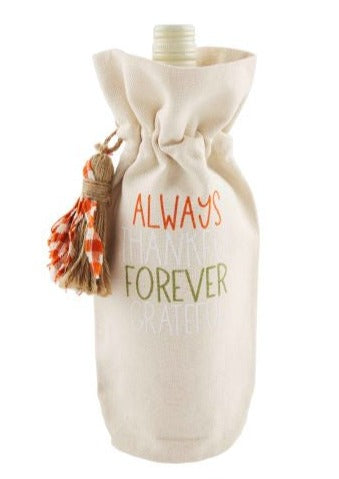 thanksgiving wine bag