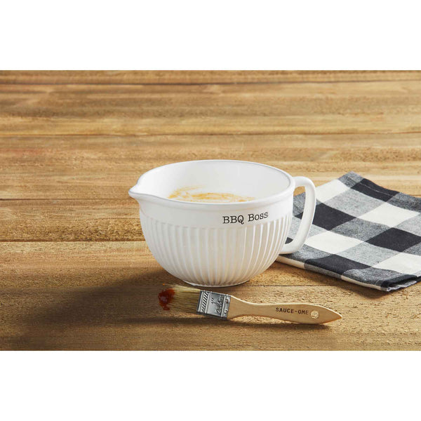 barbeque sauce pitcher set