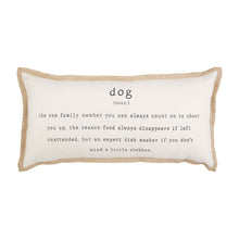 Load image into Gallery viewer, jute trim dog pillow
