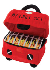 kids grill plush set