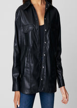 Load image into Gallery viewer, womens black leather jacket
