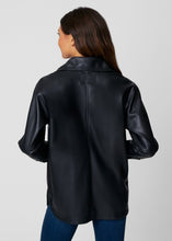 Load image into Gallery viewer, faux leather shacket 490

