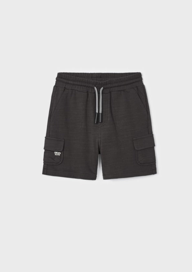 boys knit cargo shorts