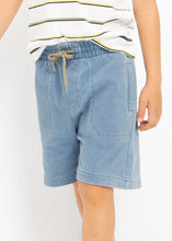 Load image into Gallery viewer, boys knit denim shorts
