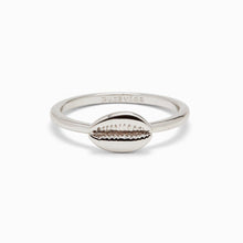 Load image into Gallery viewer, stacking ring - shell cowrie
