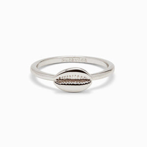 stacking ring - shell cowrie