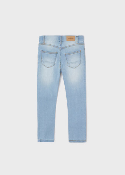 denim pull on jegging - girls