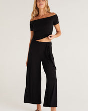 Load image into Gallery viewer, jersey wide leg pant + sash
