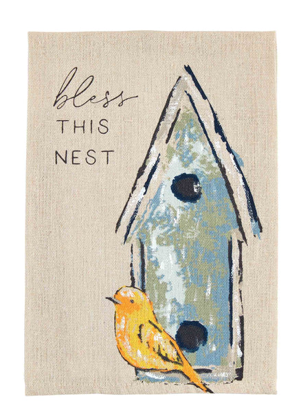 spring painted towel