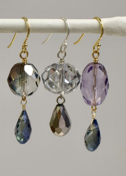 crystal drop earring