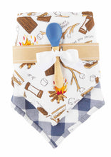 Load image into Gallery viewer, baby smore bib &amp; spoon set
