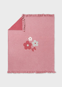 baby floral ruffle blanket