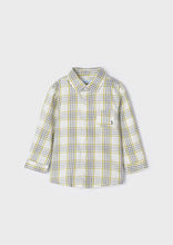 Load image into Gallery viewer, boys long sleeve check shirt 
