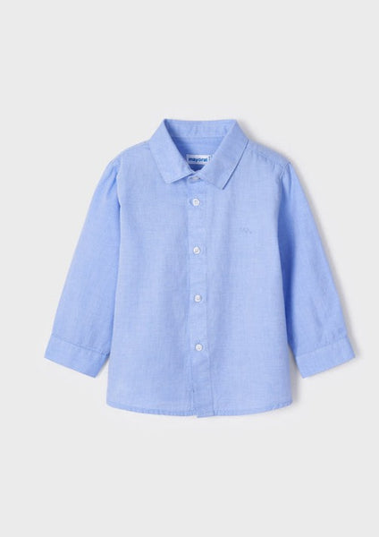 boys solid oxford shirt