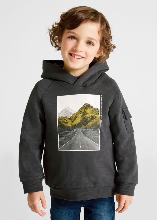 boys mountains pull over hoodie