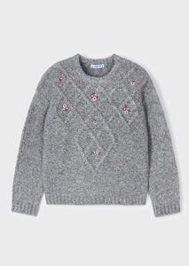 girls embroidered sweater