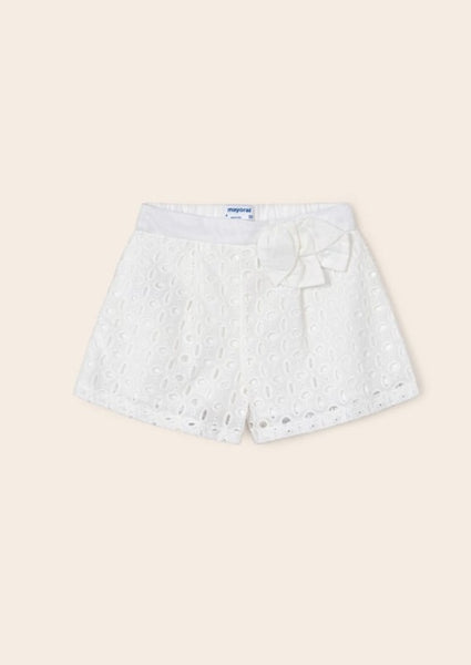 girls eyelet shorts