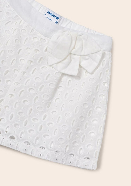 girls eyelet shorts