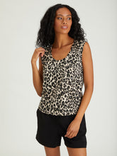 Load image into Gallery viewer, leopard pocket tank top
