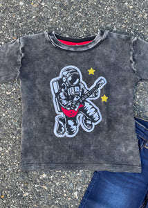 boys patch thermal tee - astronaut