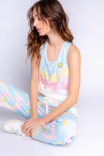 Load image into Gallery viewer, soft tank- smiley sky tie dye
