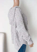 Load image into Gallery viewer, popcorn knit hoodie
